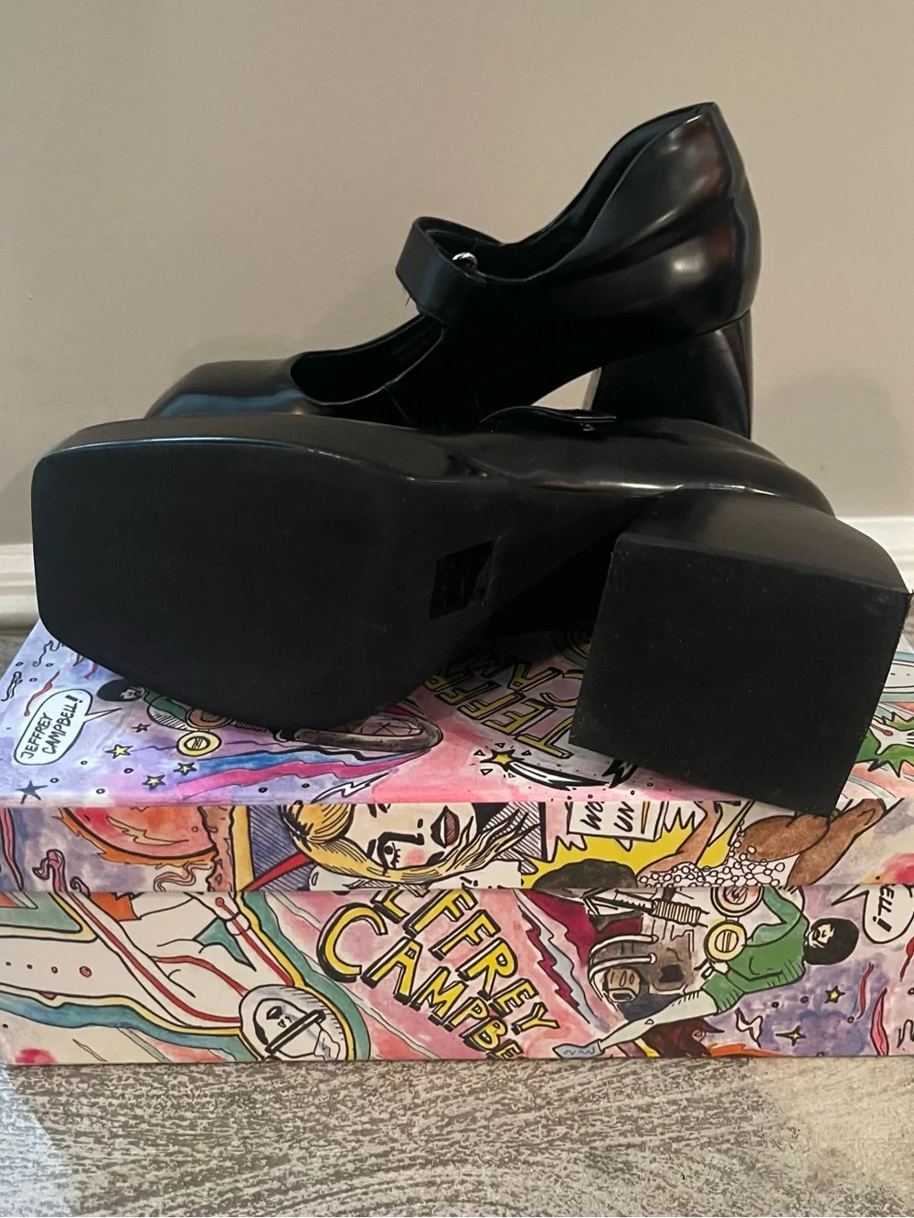 Jeffrey Campbell Reine Platform Mary Jane Pump